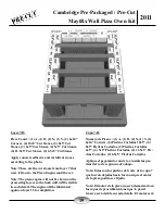 Предварительный просмотр 20 страницы CAMBRIDGE Pre-Cut Instruction Manual