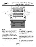 Предварительный просмотр 30 страницы CAMBRIDGE Pre-Cut Instruction Manual