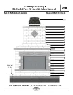 Preview for 2 page of CAMBRIDGE Pre-Packaged Olde English Paver Fireplace Kit Deluxe Surround Instruction Manual