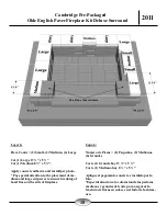 Preview for 19 page of CAMBRIDGE Pre-Packaged Olde English Paver Fireplace Kit Deluxe Surround Instruction Manual