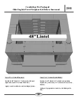 Preview for 30 page of CAMBRIDGE Pre-Packaged Olde English Paver Fireplace Kit Deluxe Surround Instruction Manual