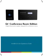 Preview for 1 page of CAMBRIDGE Qt Conference Room Edition Installation And Operation Manual