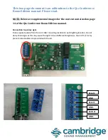 Предварительный просмотр 22 страницы CAMBRIDGE Qt Conference Room Edition Installation And Operation Manual