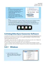 Предварительный просмотр 8 страницы CAMBRIONIX EtherSync User Manual