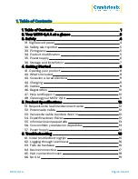 Предварительный просмотр 2 страницы CAMBRIONIX MC14-2,4 A User Manual