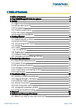 Preview for 2 page of CAMBRIONIX MultiCharger14-2.4A User Manual