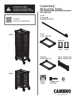 Preview for 2 page of Cambro Camshelving GN 1/1 Assembly Manual