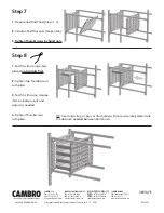 Preview for 4 page of Cambro Camshelving Universal Storage Rack Assembly Installation Manual