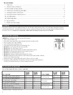 Предварительный просмотр 2 страницы Cambro COMBO CART PLUS Owner'S Manual