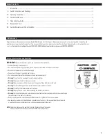 Предварительный просмотр 2 страницы Cambro MDCH1520S202 Owner'S Manual