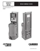 Cambro MHWS18 Owner'S Manual preview