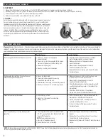 Preview for 8 page of Cambro PRO CART ULTRA Owner'S Manual