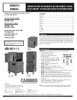 Preview for 1 page of Cambro Ultra Camcart H Series Owner'S Manual