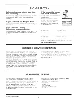 Preview for 2 page of Camco 24" Use And Care Manual