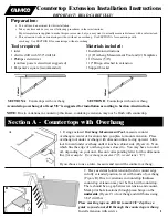 Предварительный просмотр 1 страницы Camco 43421 Installation Instructions Manual