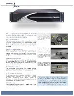 Preview for 2 page of Camco Amplifier Brochure