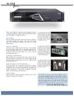 Preview for 4 page of Camco Amplifier Brochure