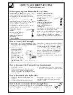 Предварительный просмотр 4 страницы Camco GSD5211 Use And Care Manual