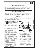 Предварительный просмотр 17 страницы Camco GSD5211 Use And Care Manual