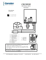 CAMDEN CM-500SK Instructions Manual preview