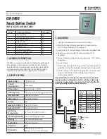 CAMDEN CM-9800 Installation Instructions предпросмотр