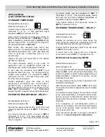 Предварительный просмотр 2 страницы CAMDEN CX-12 Installation Instructions Manual