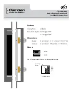 CAMDEN CX-93M-26LS Installation Instructions preview