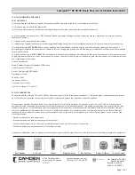 Предварительный просмотр 7 страницы CAMDEN Lazerpoint RF RX-91 Installation Instructions Manual