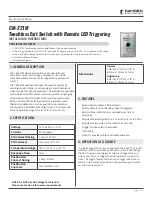 Preview for 1 page of CAMDEN ValueWave CM-221 Series Installation Instructions Manual