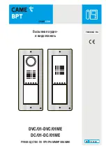 Предварительный просмотр 49 страницы CAME BPT 60090010 Programming Manual