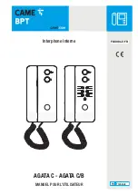 Предварительный просмотр 9 страницы CAME BPT 60240050 User Manual