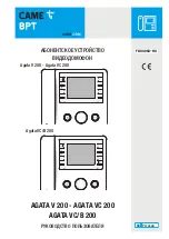 Предварительный просмотр 13 страницы CAME BPT 62100350 User Manual