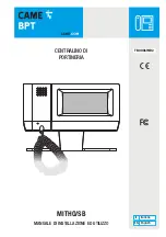 Предварительный просмотр 1 страницы CAME BPT 62940020 Manual For Installation And Use