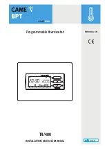 Предварительный просмотр 25 страницы CAME BPT 69404200 Installation And Use Manual