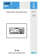 Предварительный просмотр 73 страницы CAME BPT 69404200 Installation And Use Manual