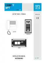 Предварительный просмотр 1 страницы CAME BPT AGT V200 Installation Manual