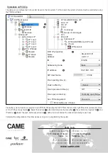 Предварительный просмотр 8 страницы CAME BPT DC/IP ME Configuration Manual