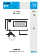 Предварительный просмотр 29 страницы CAME BPT MITHO/SB Manual For Installation And Use