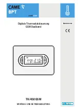 Предварительный просмотр 109 страницы CAME BPT TH/450 GSM Installation And Use Manual