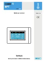 Предварительный просмотр 17 страницы CAME BPT TH/PLUS Installation And Commissioning Manual