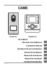 Предварительный просмотр 1 страницы CAME 001CK0002 Installation Manual