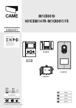 Preview for 1 page of CAME 001CK0010 Manual