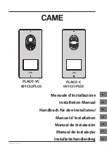 CAME 001CS1PLC0 Installation Manual предпросмотр