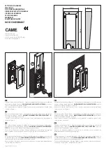 CAME 001DC00EGMA07 Manual предпросмотр