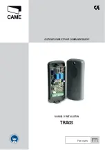 Предварительный просмотр 17 страницы CAME 001TRA03 Installation Manual