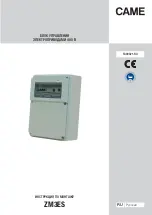 Предварительный просмотр 49 страницы CAME 002ZM3ES Installation Manual