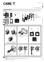 Предварительный просмотр 2 страницы CAME 806SL-0270 Mounting Instructions