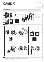 Предварительный просмотр 3 страницы CAME 806SL-0270 Mounting Instructions