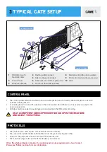 Предварительный просмотр 4 страницы CAME 8K01MI-0503 FROG KIT Quick Setup Manual