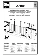 CAME A 180 Quick Start Manual preview